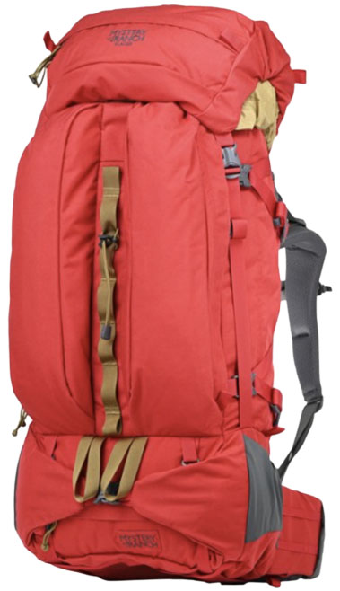 Mystery Ranch Glacier backpacking backpack (red)