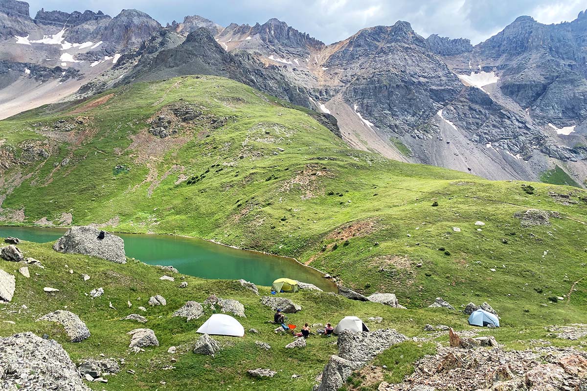 Backpacking tents (backpacking in the San Juan Mountains)