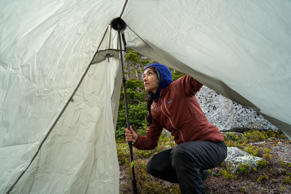 Budget backpacking tents (setting up the Durston X-Mid)