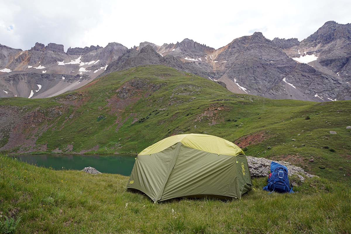 Nemo Aurora backpacking tent (full coverage rainfly)