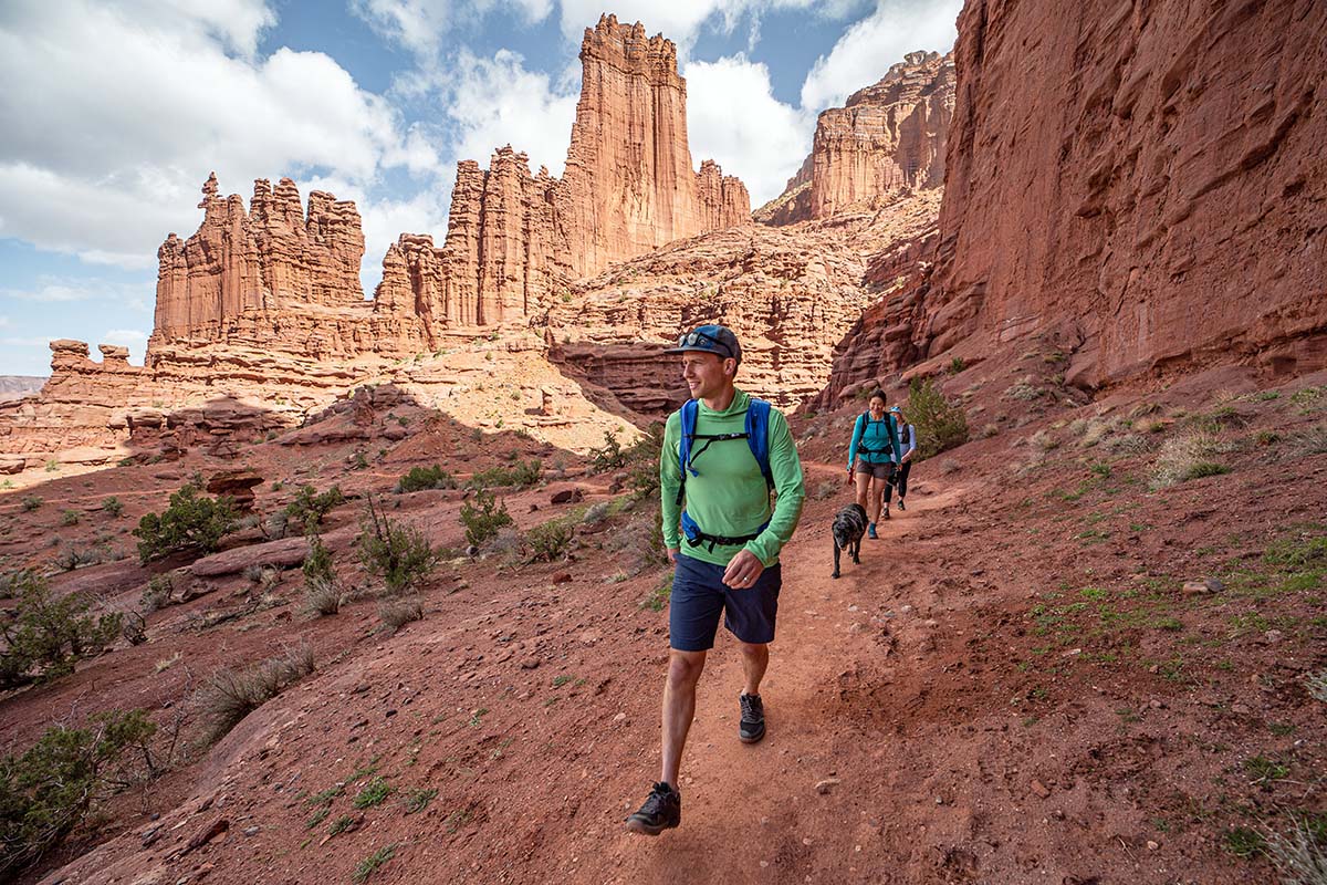 Day hiking in Fisher Towers (daypacks)