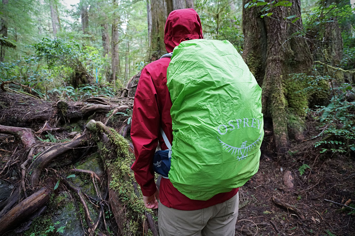 Daypack (Osprey Stratos 24 rain cover)