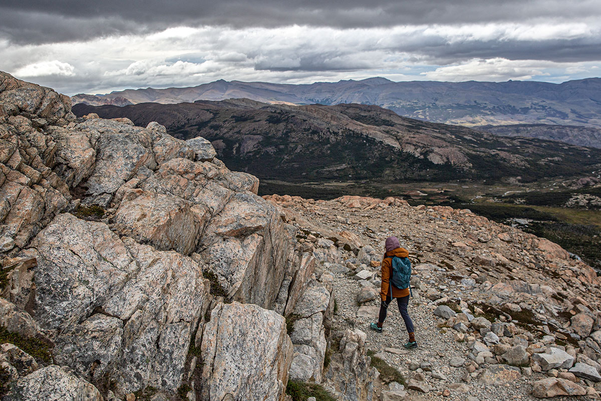 Daypack (Patagonia Altvia 28L hiking in Patagonia)
