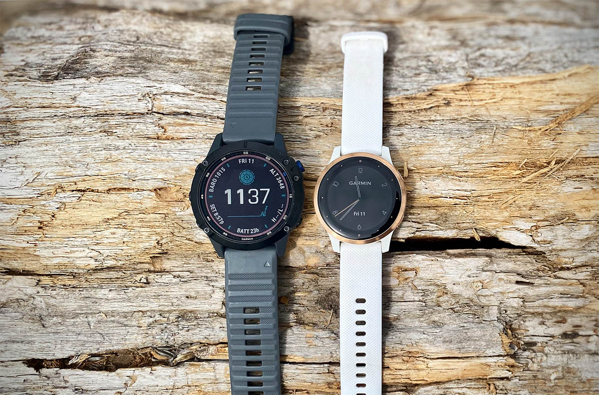 GPS Watch (side by side size comparison)