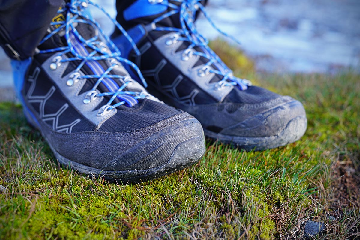 Hiking boots (Asolo Falcon GV toe protection)