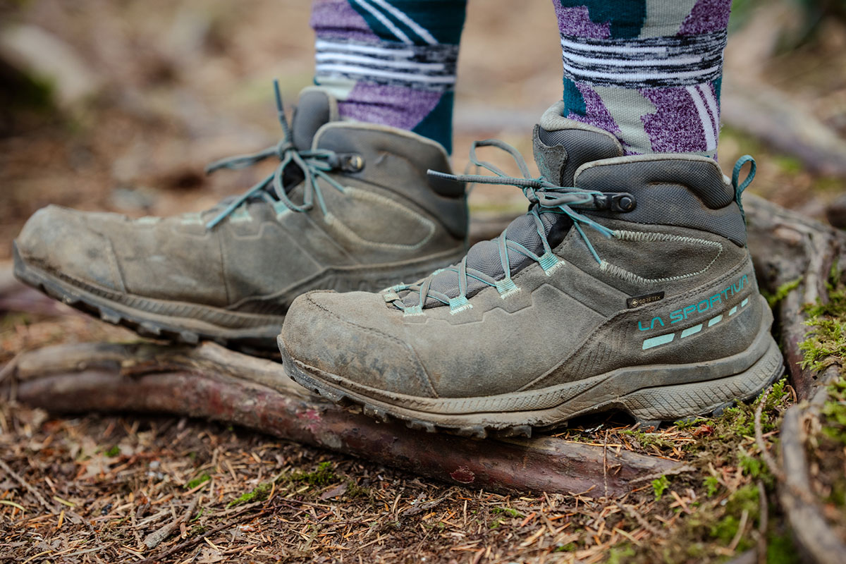 Hiking boots (side profile of La Sportiva TX Hike Leather)
