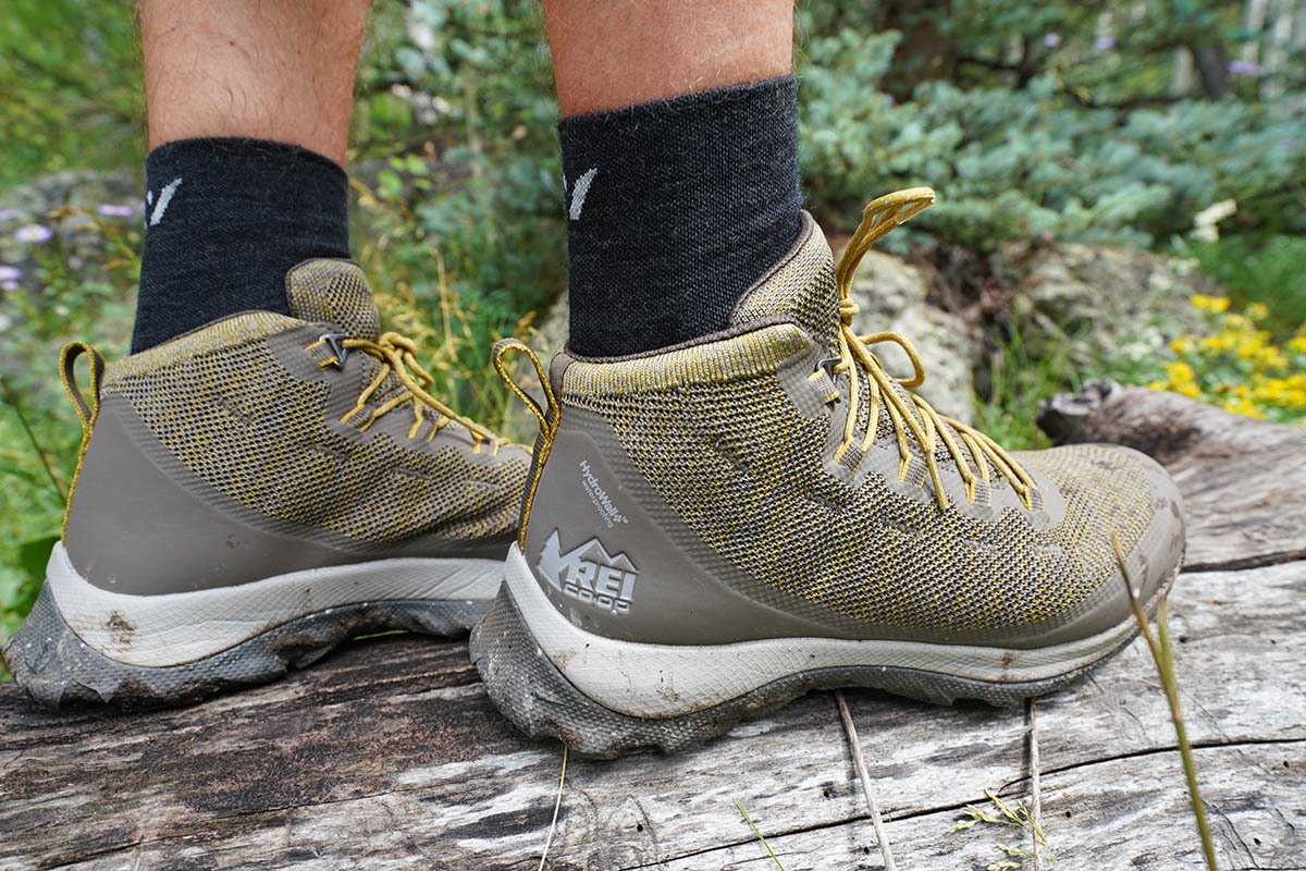 Hiking socks (Swiftwick Pursuit Four with REI Flash hiking boots)