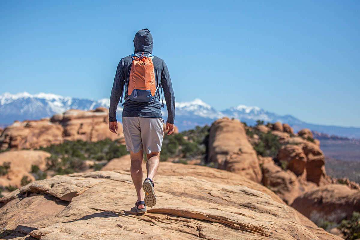 Hiking shorts (The North Face Rolling Sun shorts in Utah)
