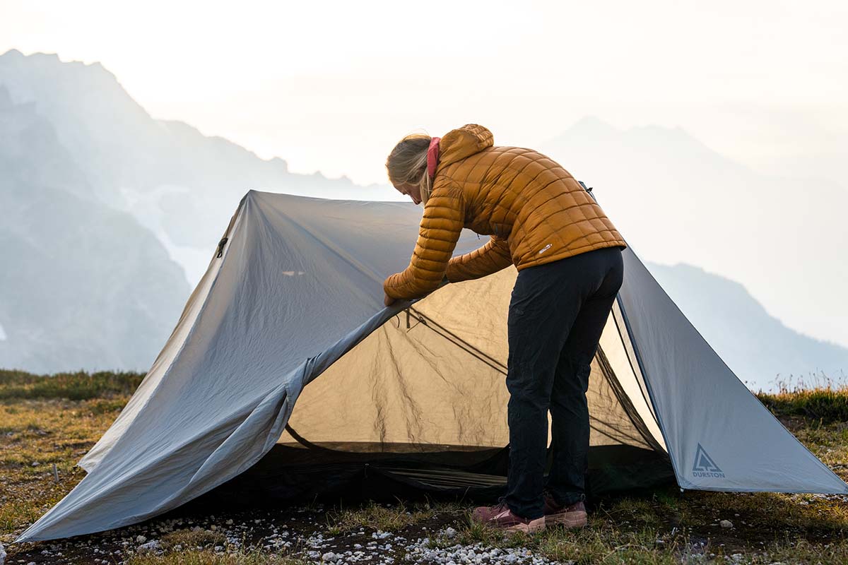 Best tent brands (setting up Durston tent)