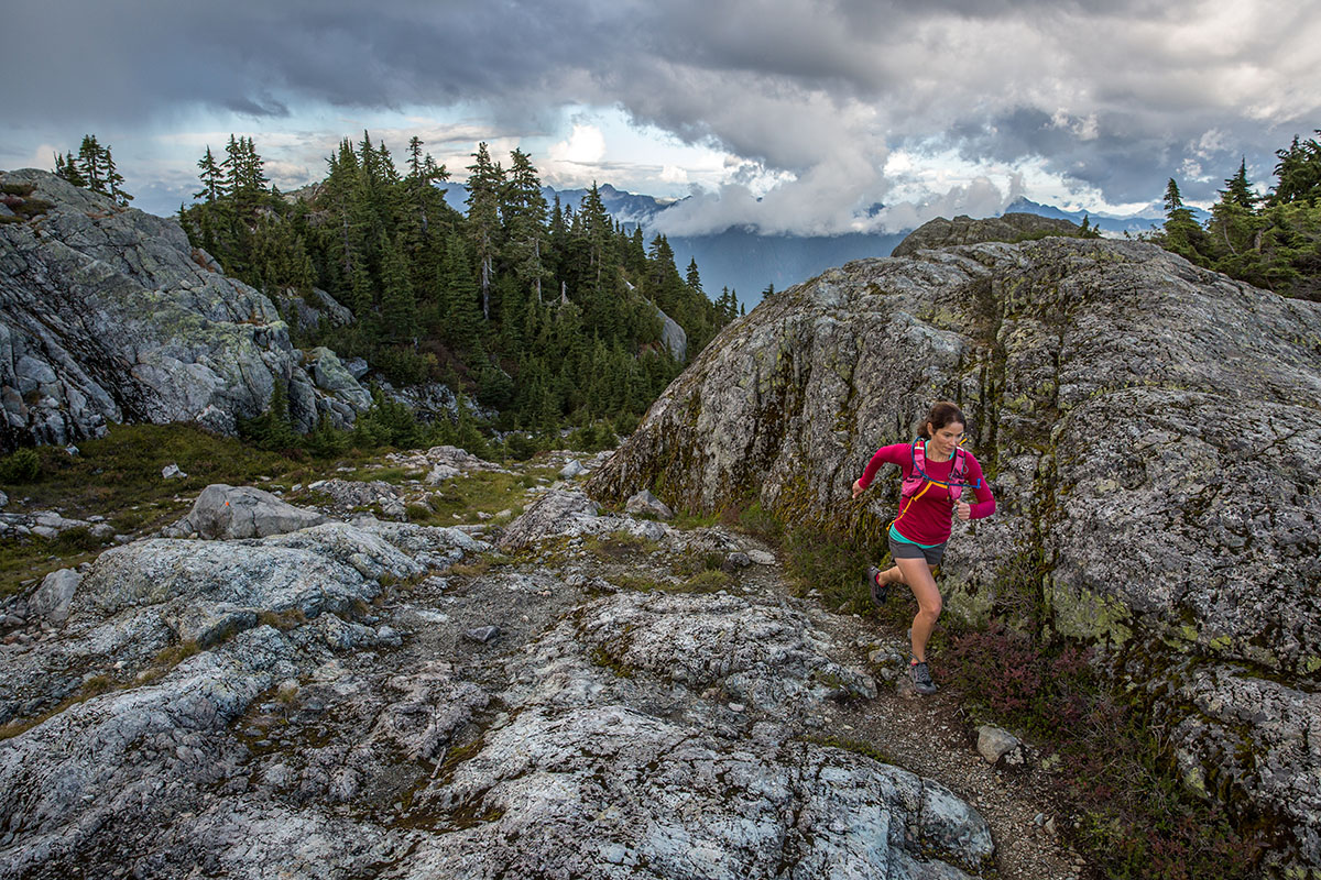 Trail running shoes (running in the Altra Lone Peak 3.0)