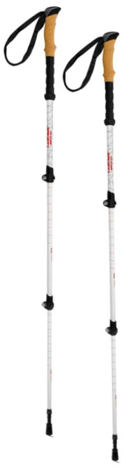 Lightweight with Anit-Shock for Walking and Hiking Poles Cascade Mountain Tech Twist Lock Trekking Poles 