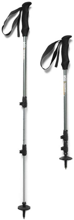 Esup Trekking Poles Collapsible Aluminum Alloy 7075 Hiking Poles 2pc Pack Adjustable Quick Lock for Hiking Camping 