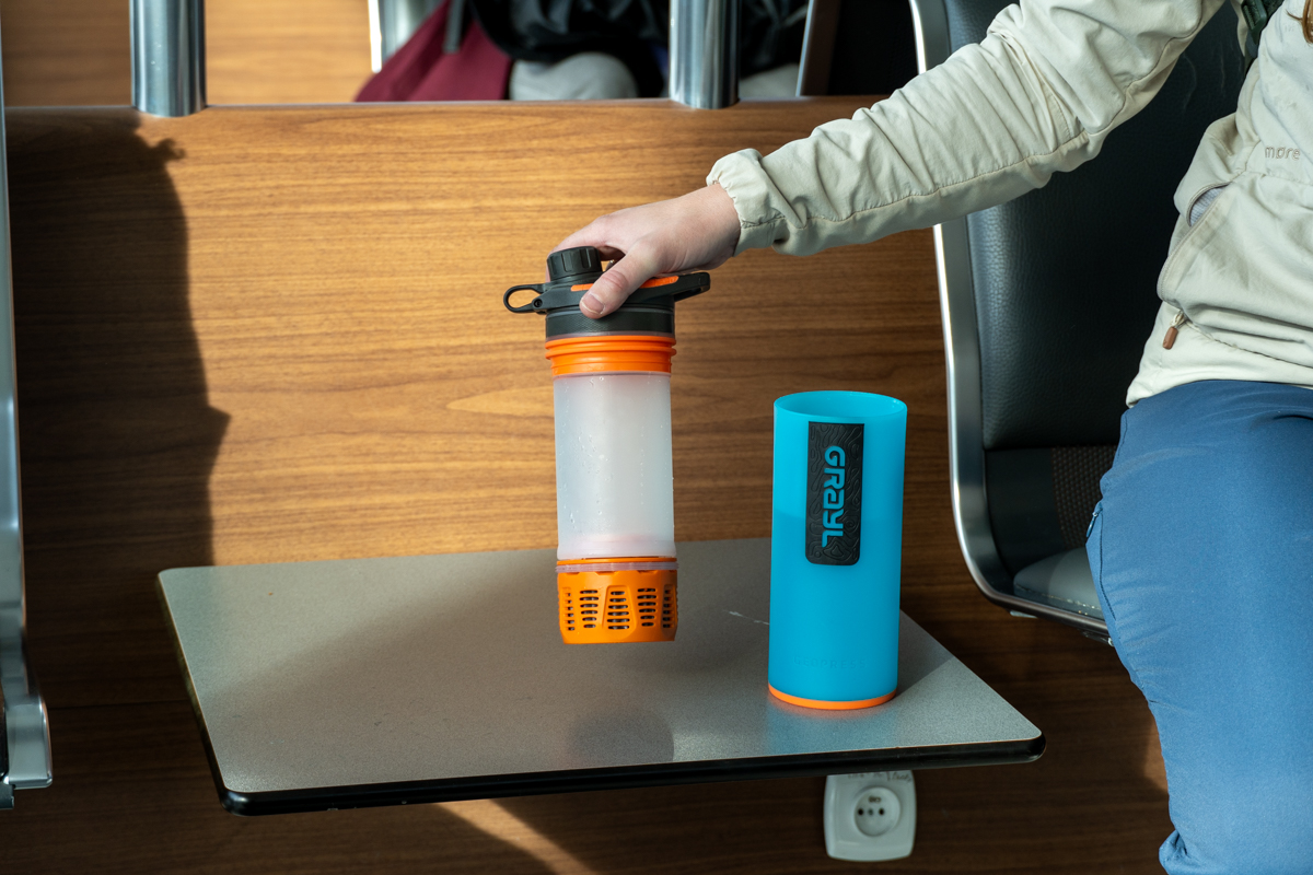Backpacking water filters (the Grayl Geopress filter