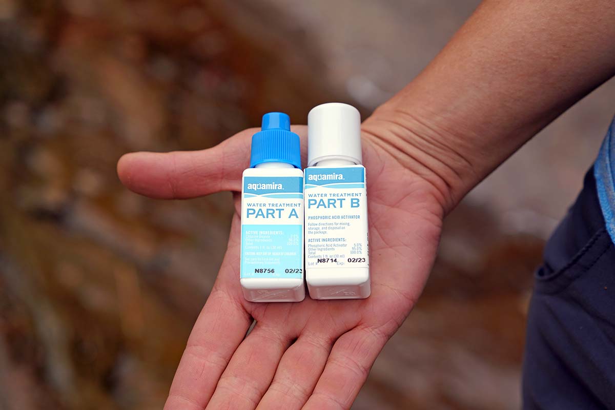 Chemical Water Purification for Backpacking (Aquamira)
