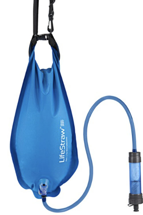 LifeStraw Flex with Gravity Bag (water filter backpacking)