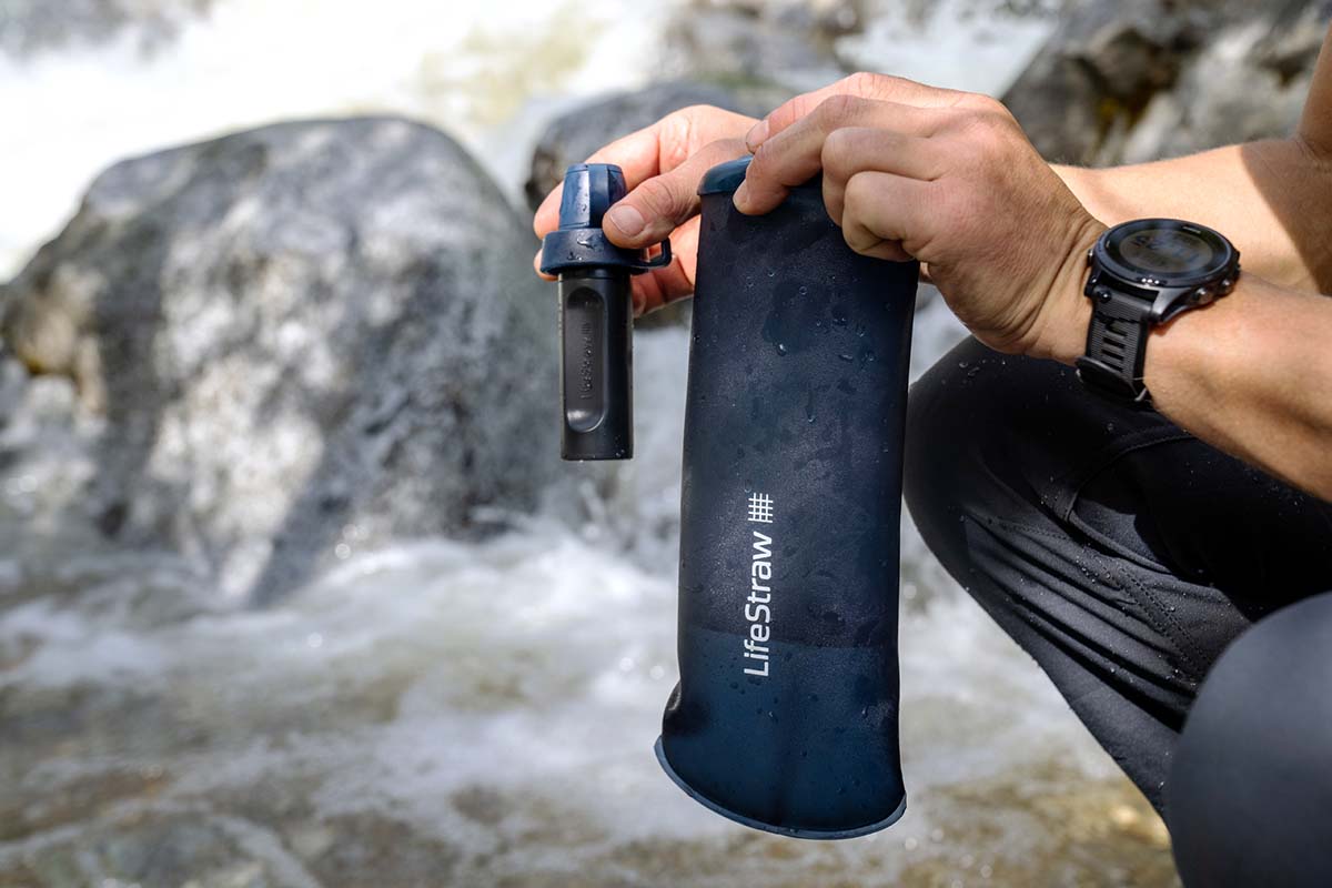 LifeStraw Peak Squeeze bottle filter (backpacking water filters)