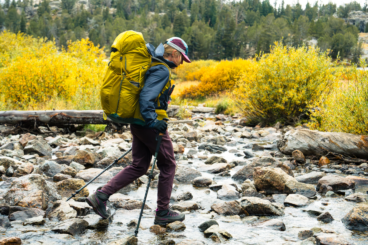 Waterproof Hiking Boots (crossing a river)