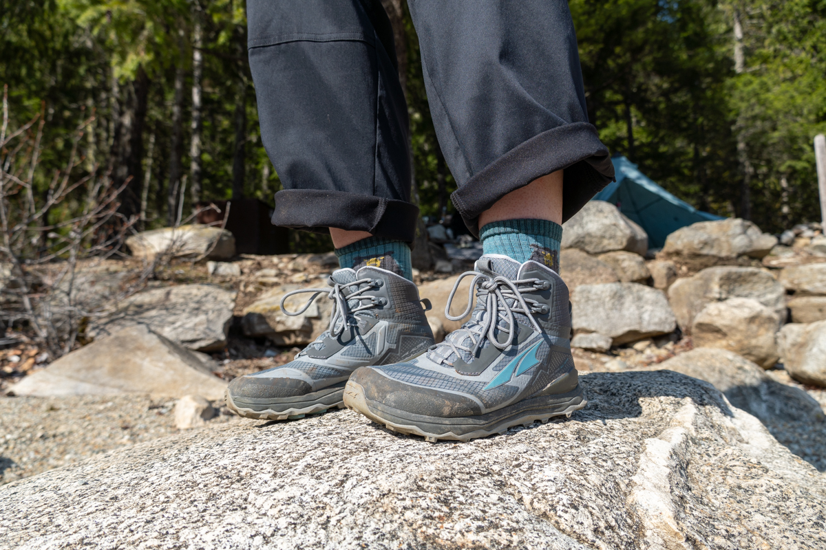 Waterproof Hiking Boots (showing off Altra Lone Peak 7 Mid)