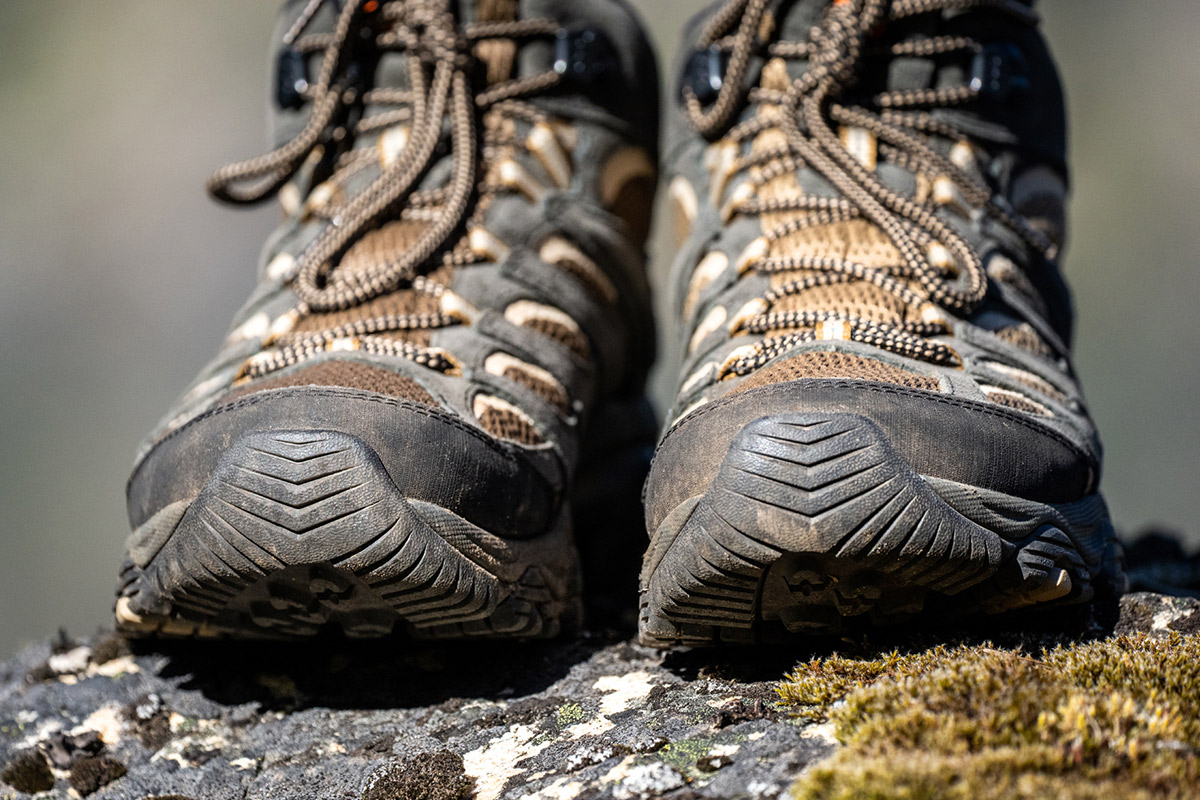 Waterproof Hiking Boots (toe bumper on Merrell Moab 3)