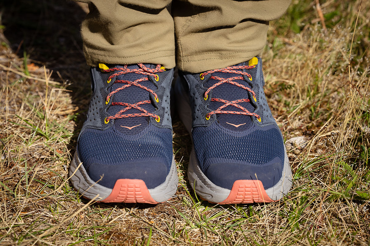 Waterproof Hiking Boots (top of Hoka Anacapa 2 Mid)