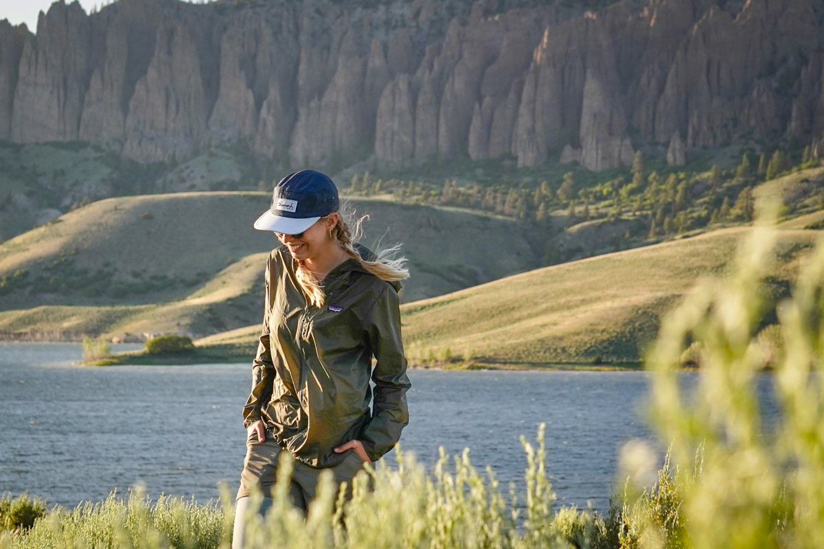 Hiking in the Patagonia Houdini