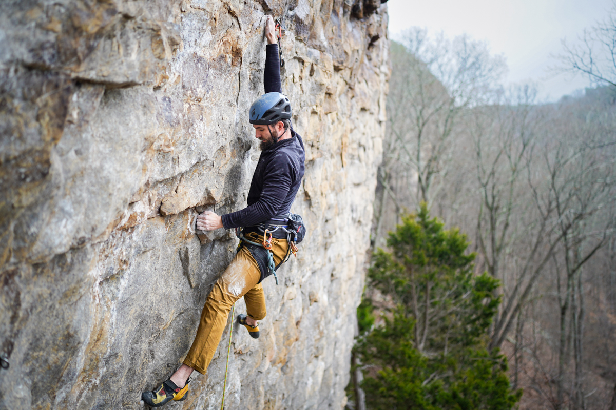 Men's Climbing Pants (Climbing in Chattanooga with the Marmot Topanga pants)