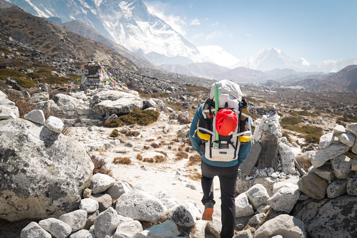 Men's Climbing Pants (alpine climbing in the Himalayas with the Gamma Pants)