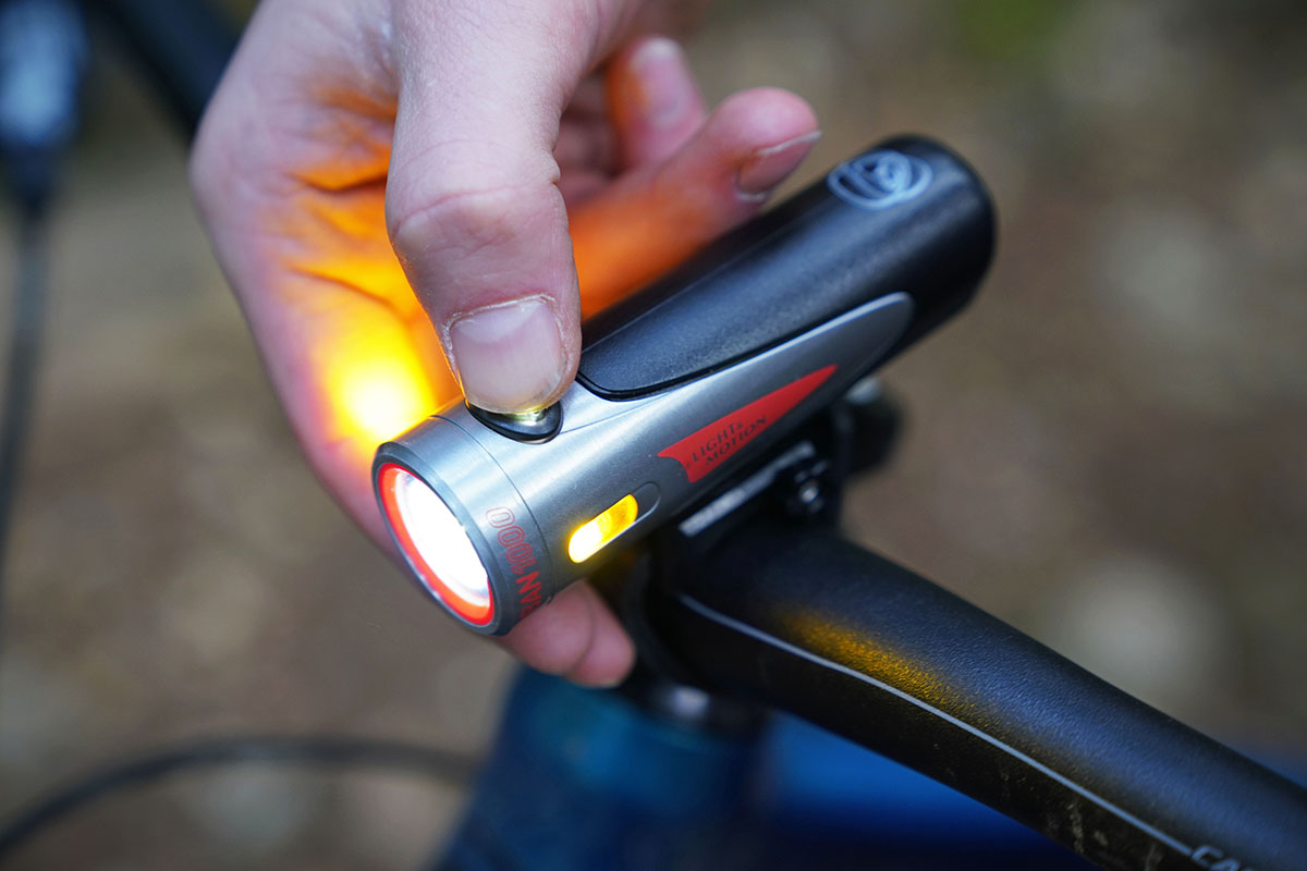 Bike light (turning on)