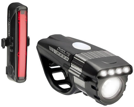 Cygolite Dash Pro 600 and Hotrod 50 USB bike light set