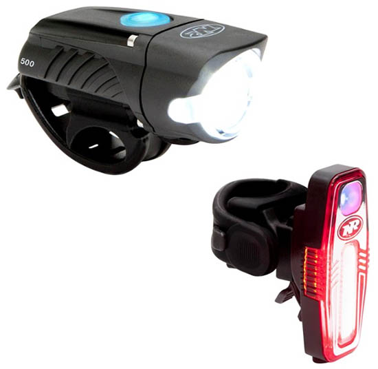 NiteRider Swift 500 and Sabre 80 bike light set