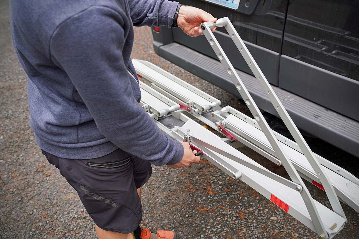 Hitch rack (1Up Heavy Duty Double steel arms)