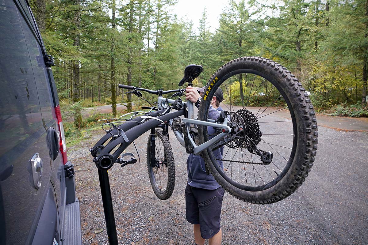 mountain bike trailer hitch
