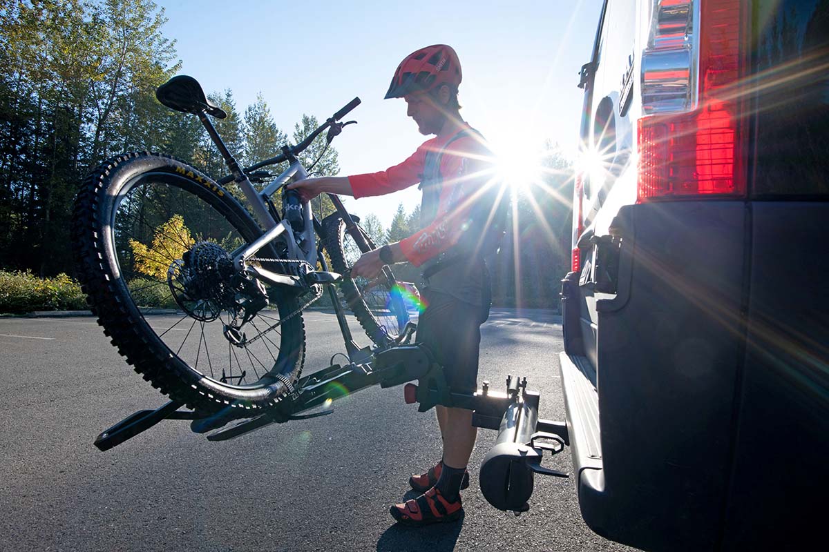 Hitch rack (unloading)