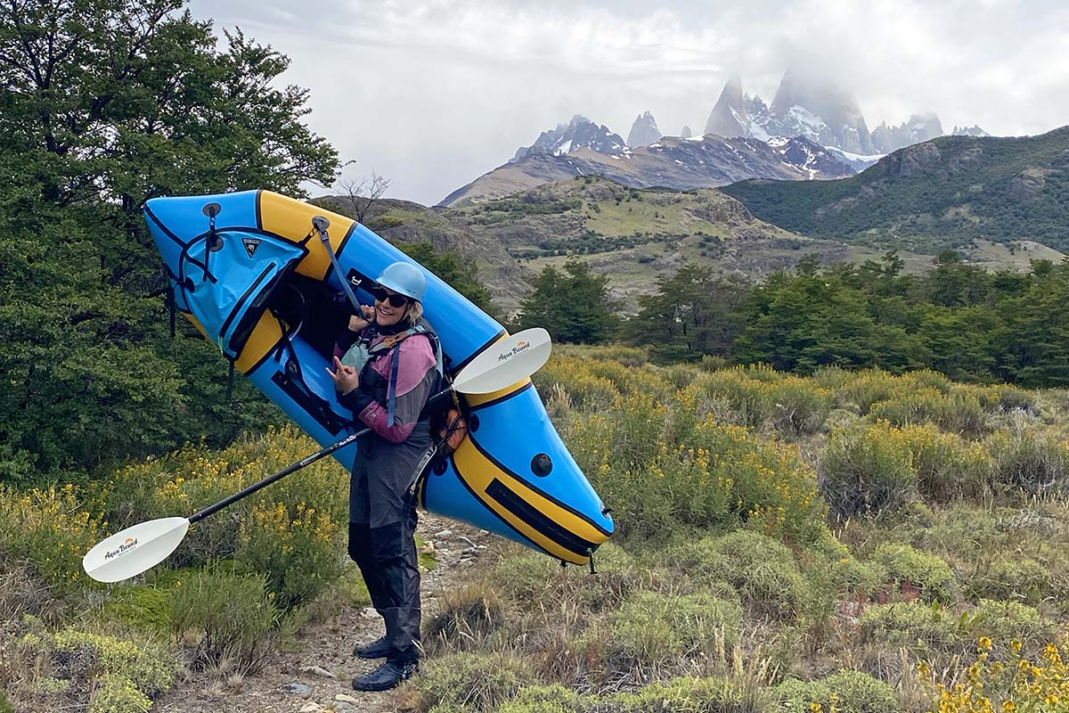 Packrafting in the Fitz Roy Range (Patagonia)
