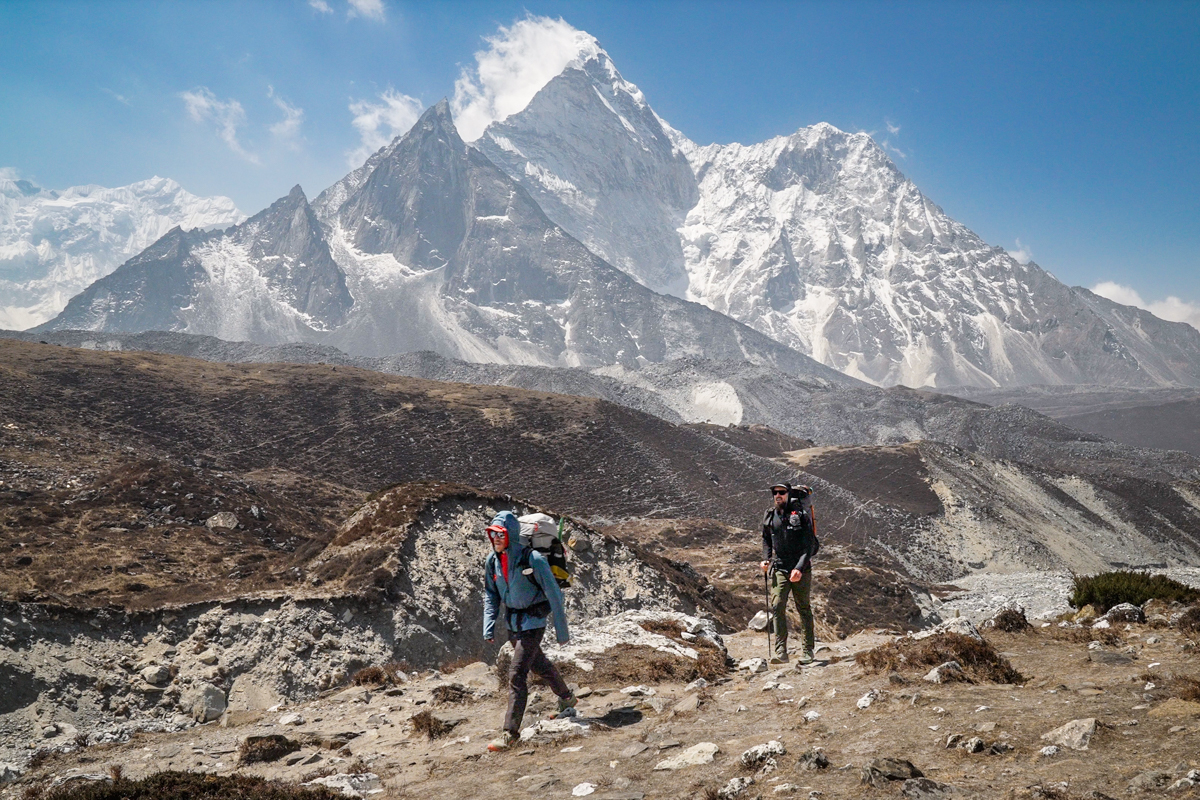 Cameras for Hiking and Backpacking (Backpacking near Ama Dablam)