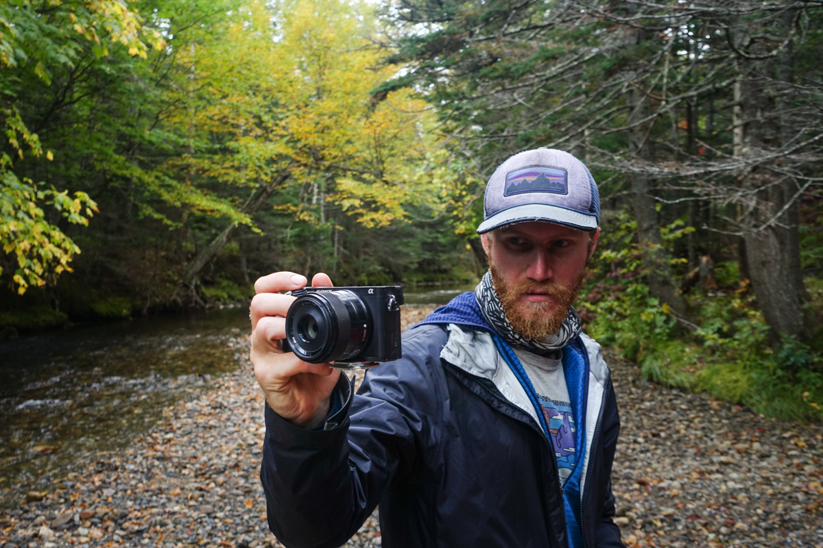 Cameras for Hiking and Backpacking (Sony 35 mm lens in action)