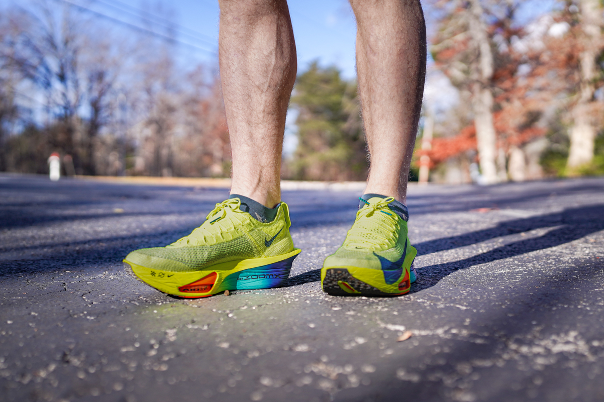 Running Shoes (Closeup of the Nike Alphafly)