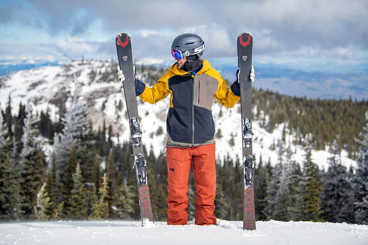 All-mountain Skis (standing with Rossignol Experience 86 Ti)