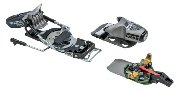 elastic travel ski bindings Cast Freetour Pivot 15