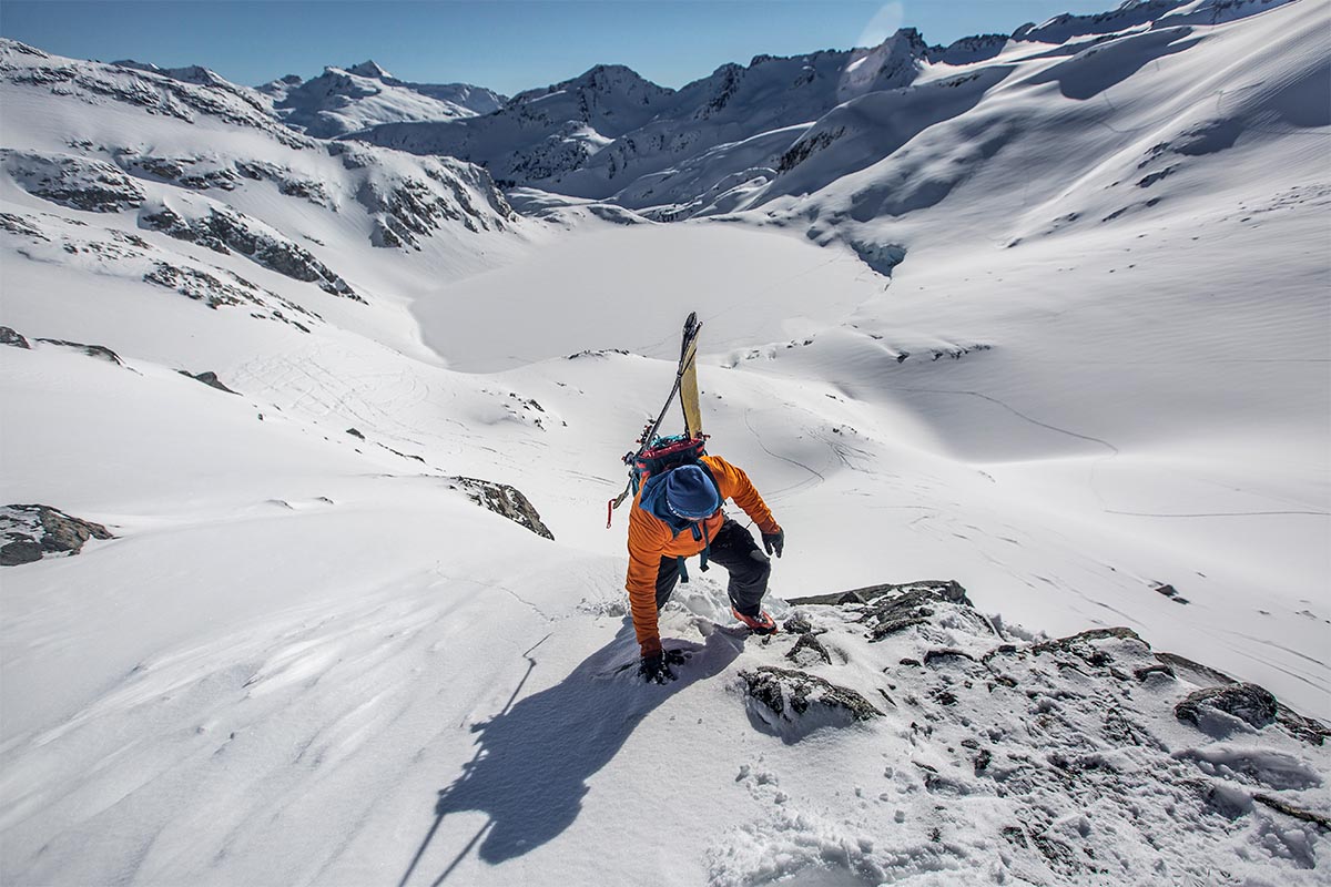 Backcountry Ski Boots (climbing rocky terrain)