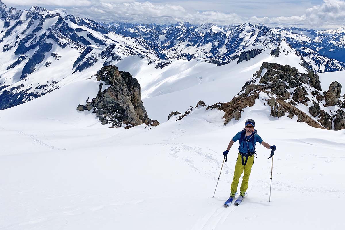 Backcountry skiing in the North Cascades