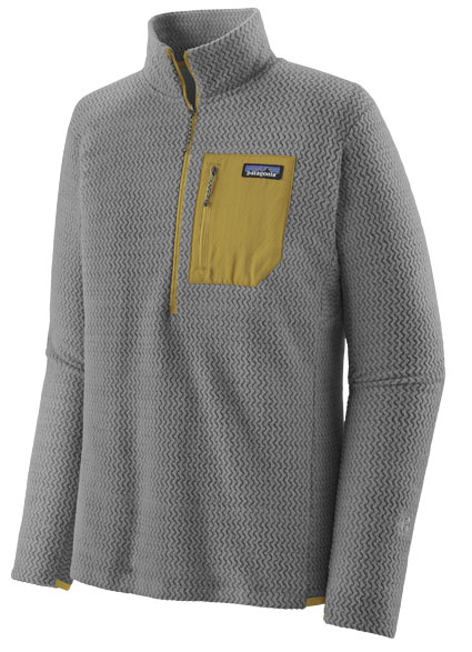 Patagonia R1 Air Zip Neck baselayer (grey)