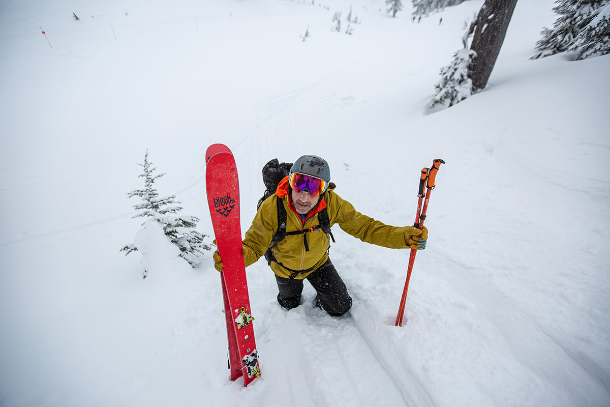 Best ski brands (bootpacking with Black Crows skis)