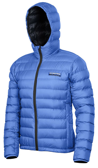 Feathered Friends Eos down jacket (blue)