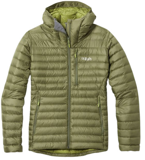 Rab Microlight Alpine down jacket (green)