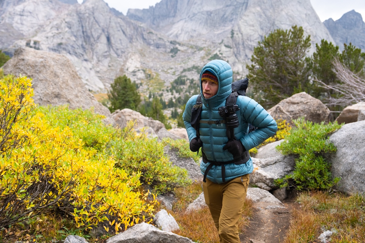 Testing the Himali Accelerator Down Jacket in the Wind River Range