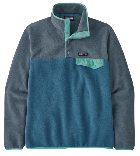 Patagonia Lightweight Synchilla Snap-T Fleece Pullover (blue grey)