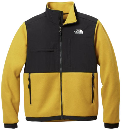 The North Face Denali fleece jacket (yellow)