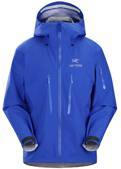 Arc'teryx Alpha SV hardshell jacket (blue)