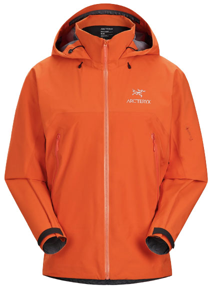 Arc'teryx Beta AR hardshell jacket (red)